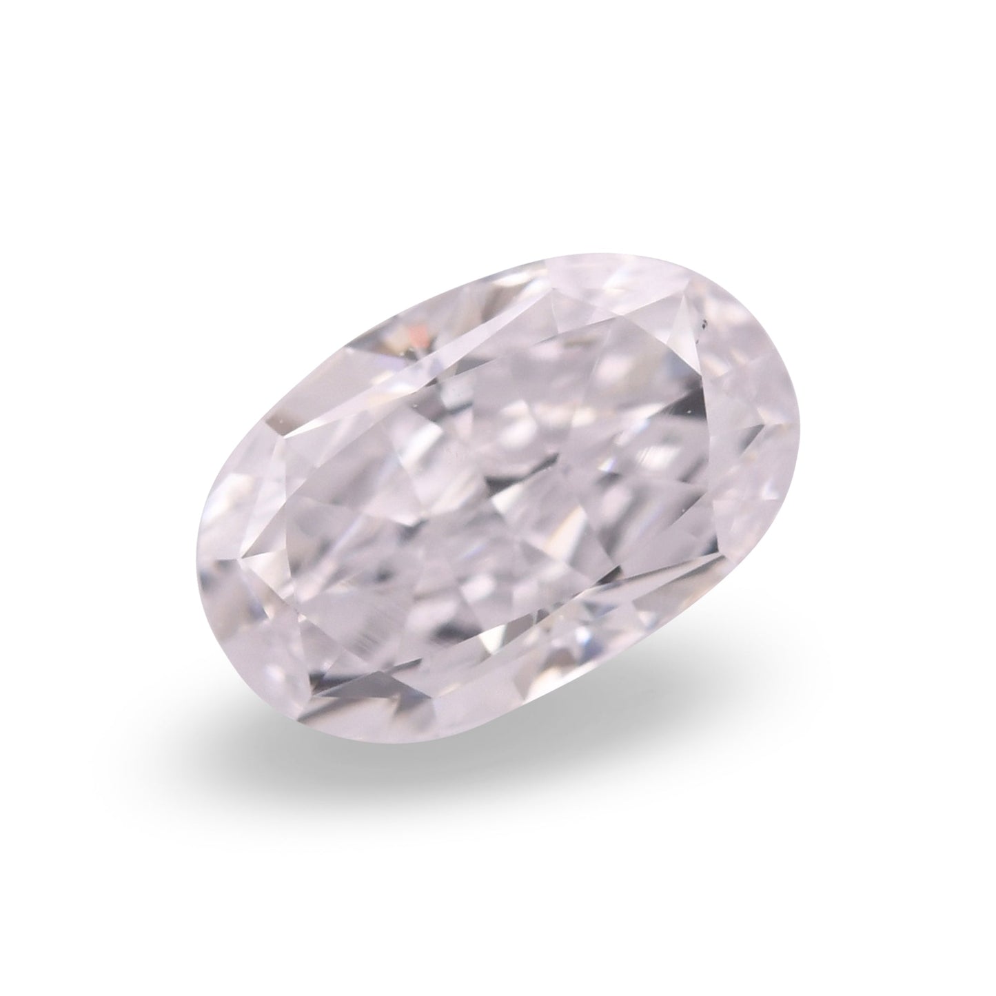 0.56 Carat Faint Pink Oval Diamond IF GIA