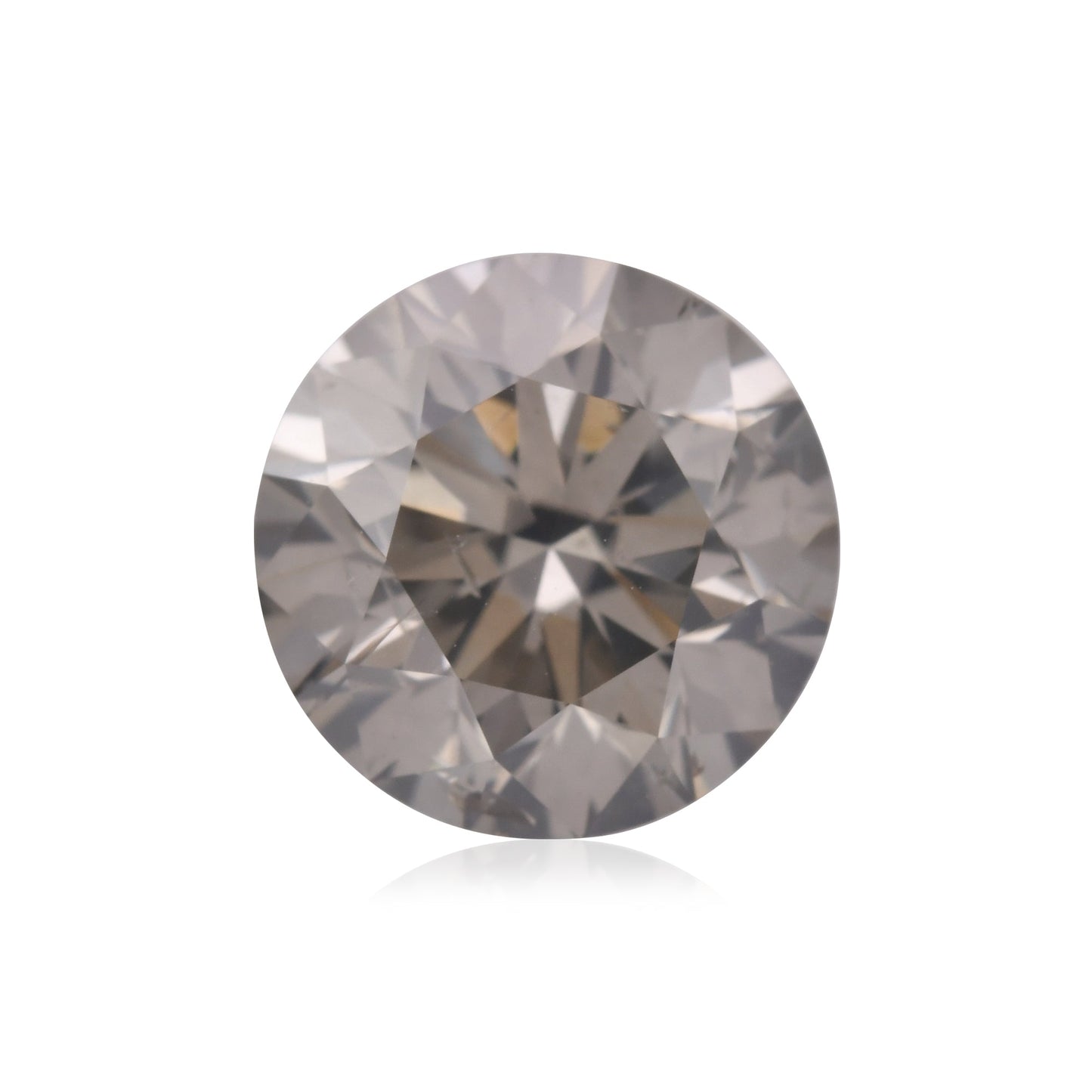 2.28 Carat Fancy Dark Gray Round Brilliant Diamond (I1) GIA