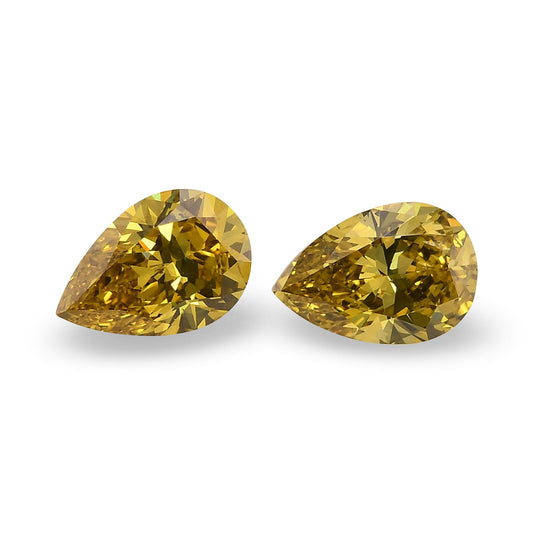 2,27 Karat gemischte birnenförmige Diamanten SI2 GIA
