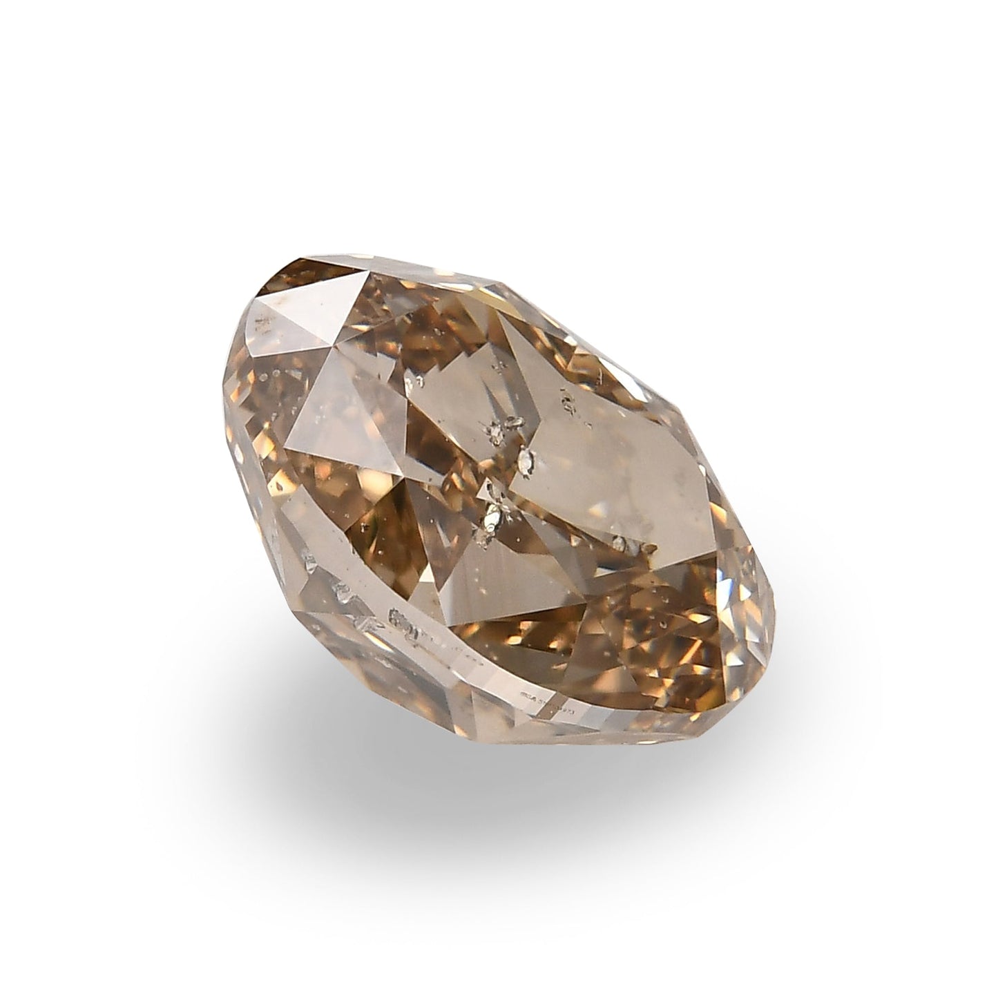3.25 Carat Fancy Brown Yellow Oval Diamond SI2 GIA