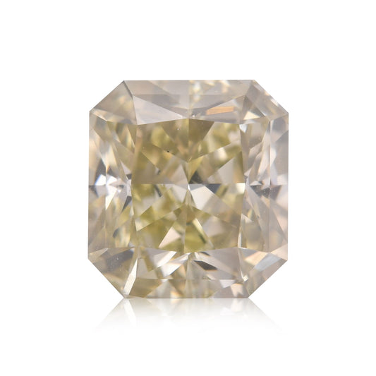 3,52 Karat Fancy Grayish Yellowish Green Radiant Diamant SI1 GIA