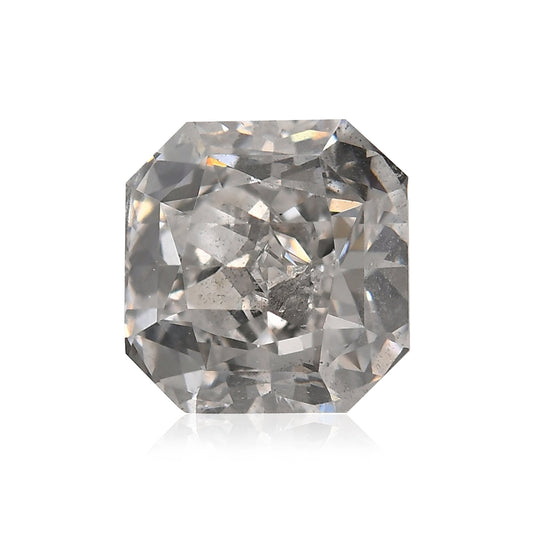 0,88 Karat hellgrauer Diamant im Radiant-Schliff (SI2) GIA