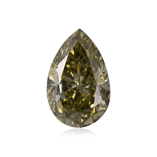 0.64 Carat Chameleon Pear Diamond SI2 GIA