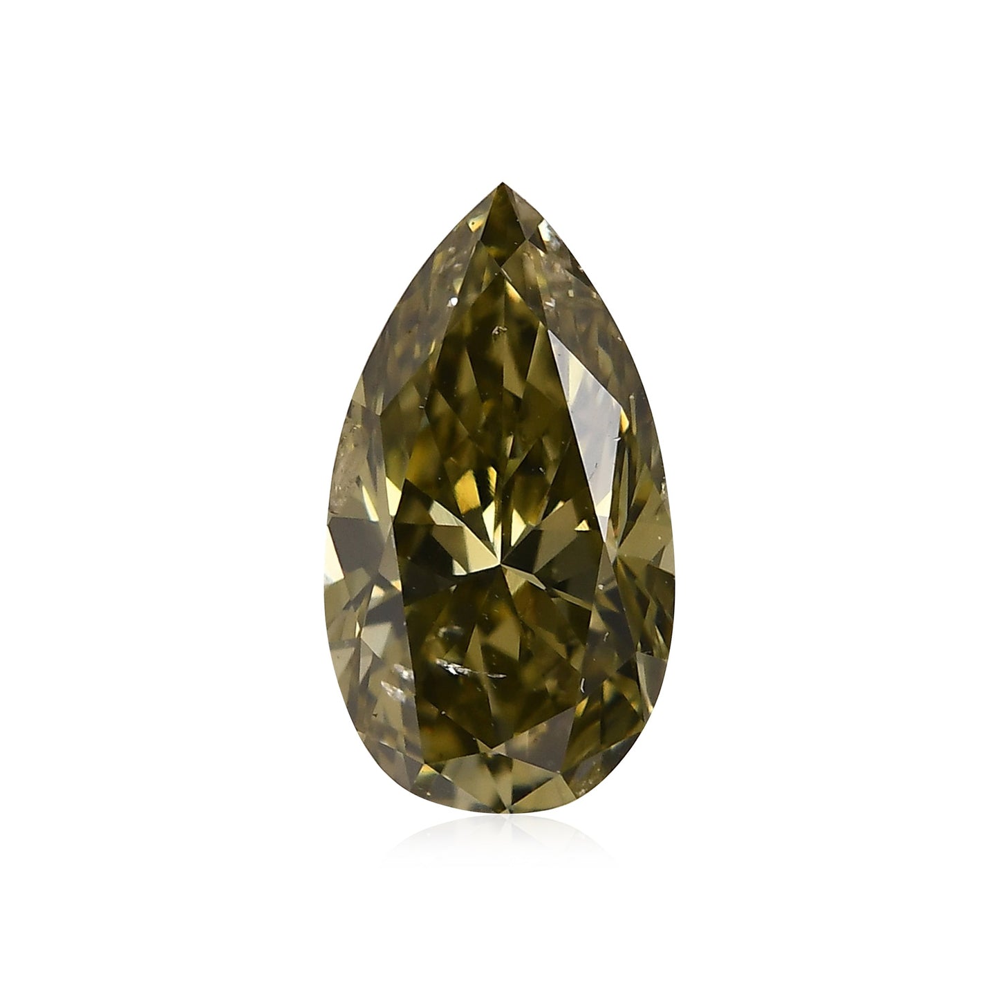 0,44 Karat Chamäleon-Birnen-Diamant SI2 GIA