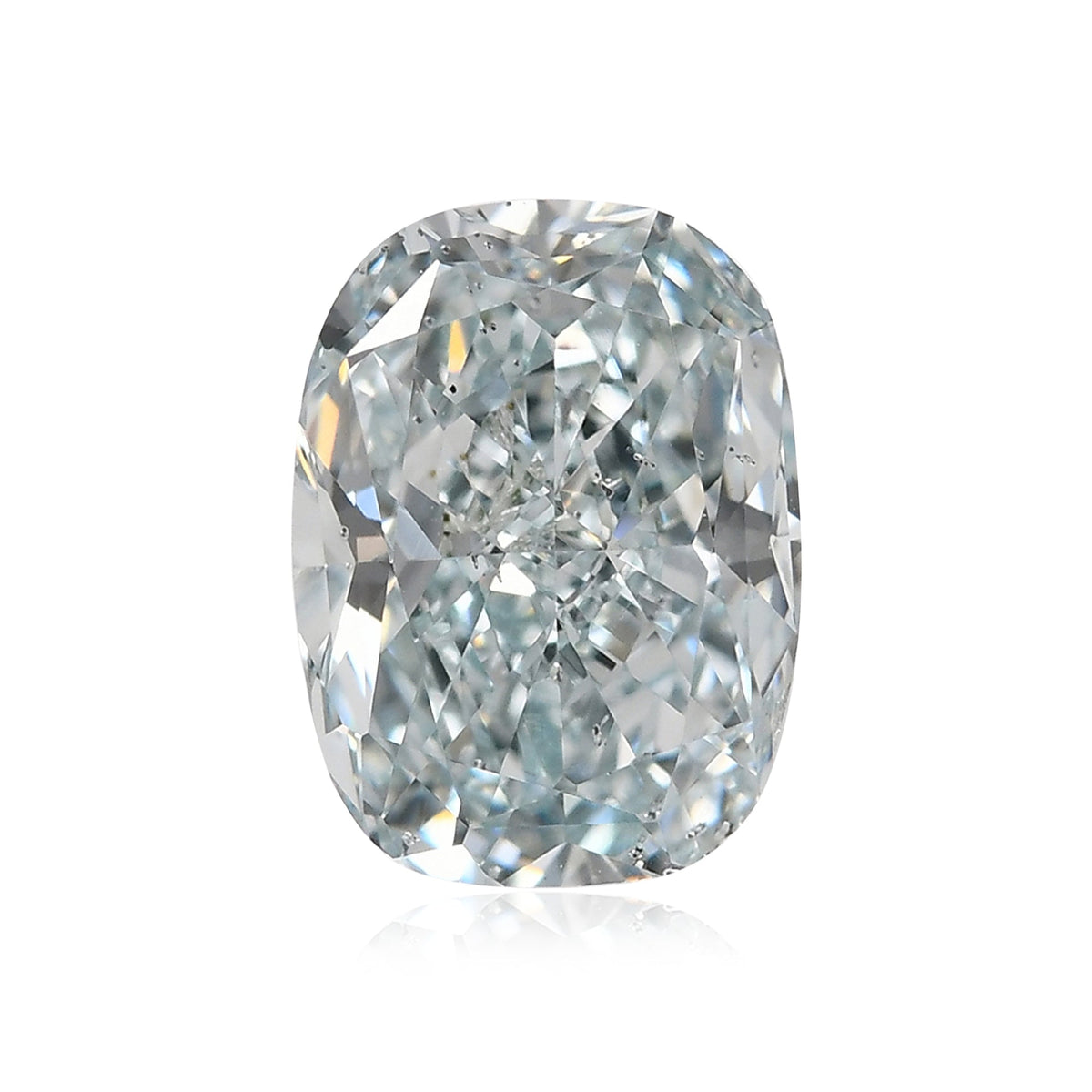 Cushion Diamond | 1.3 ct | Fancy Green Blue | SI2 | GIA | Ref 458742
