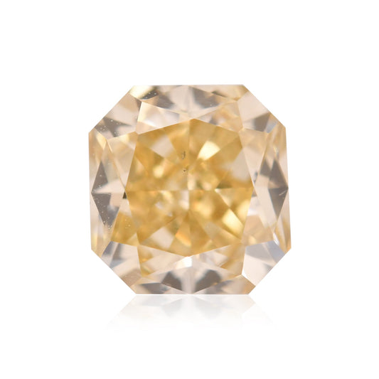 0.83 Carat Fancy Deep Brownish Yellow Radiant Diamond SI1 GIA