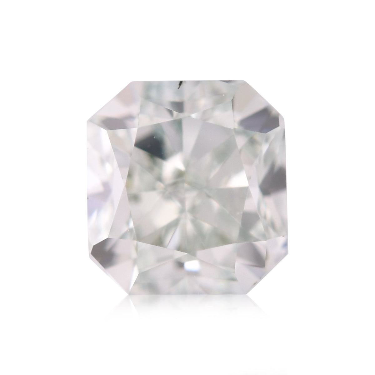 Radiant Diamond | 0.39 ct | Fancy Green | SI1 | GIA | Ref 462911