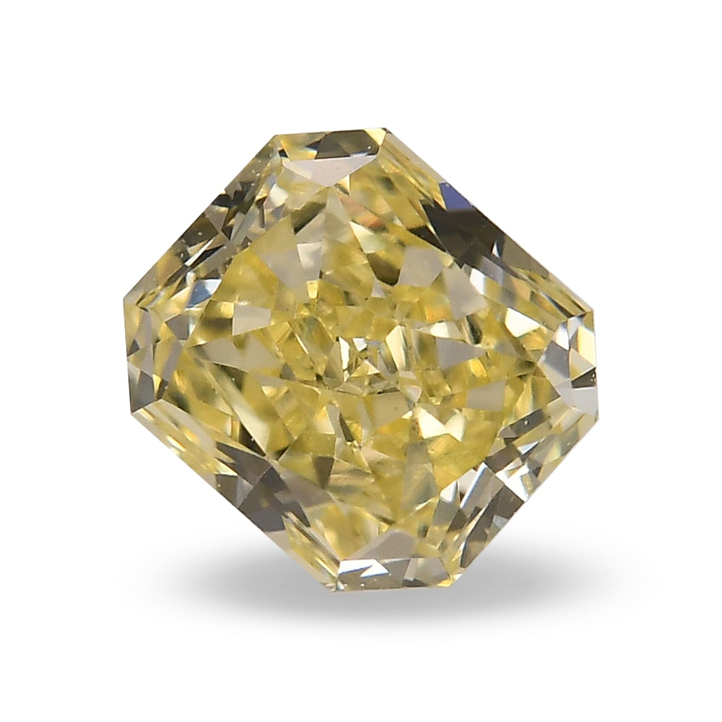 0.39 Carat Fancy Yellow Radiant Diamond (SI1)