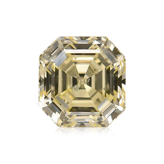 0,40 Karat Fancy Light Yellow Asscher Diamant (SI2)