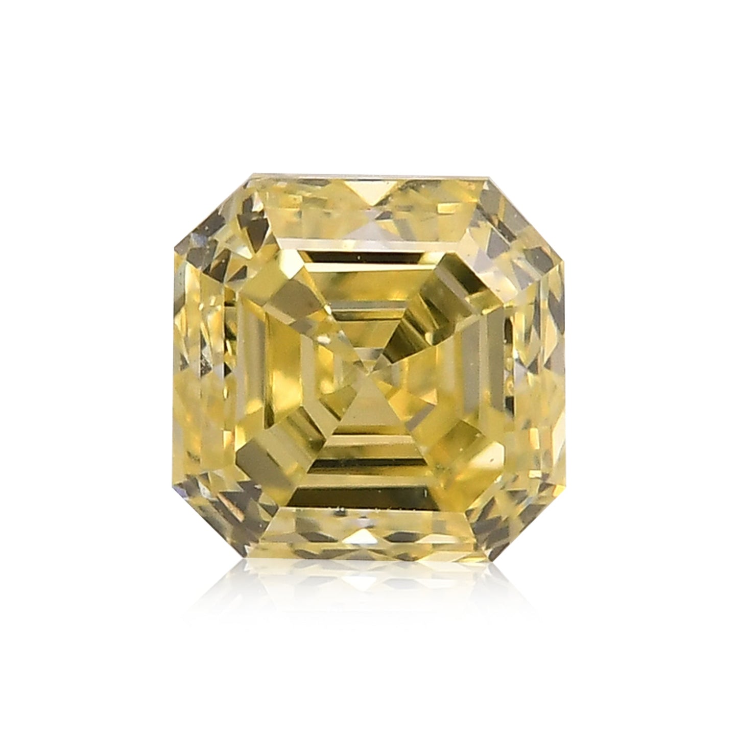 0,30 Karat Fancy Yellow Asscher Diamant (VS1)