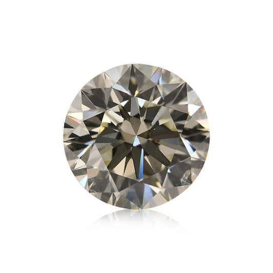 2,03 Karat sehr hellgrün-gelber runder Brillantdiamant SI2 GIA