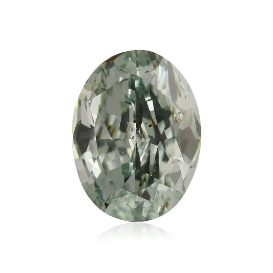 0,34 Karat Fancy Intense Green Ovaler Diamant VS2 GIA