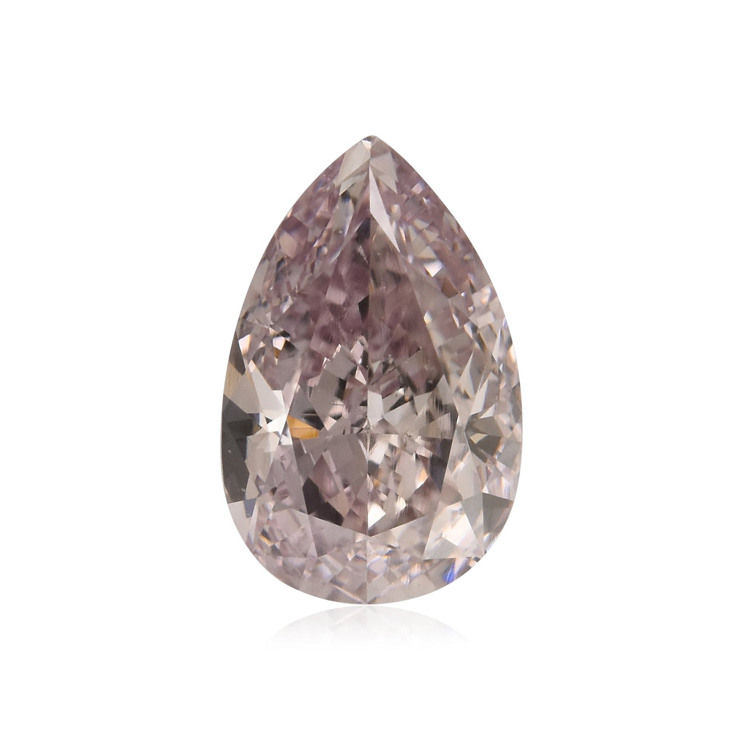 1,01 Karat Fancy Brownish Pink Birnenförmiger Diamant VS1 GIA