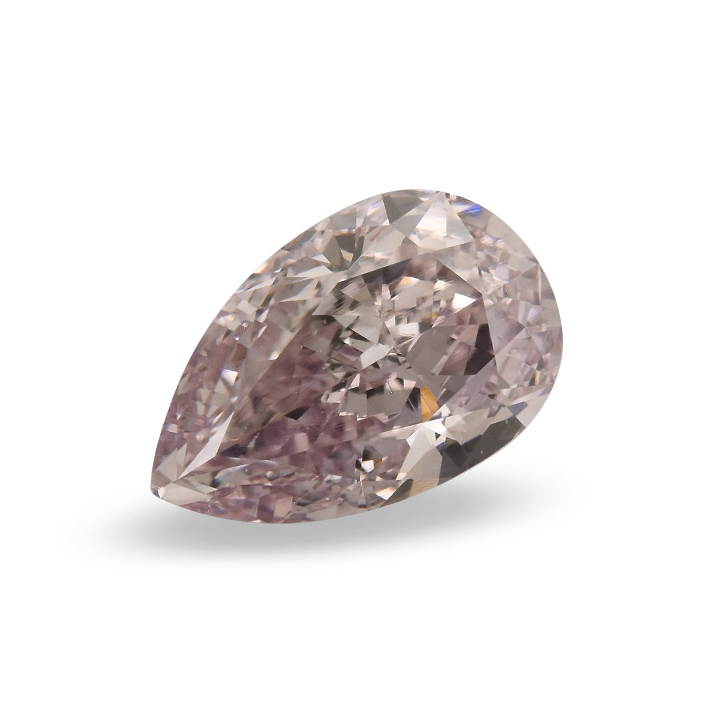 1,01 Karat Fancy Brownish Pink Birnenförmiger Diamant VS1 GIA