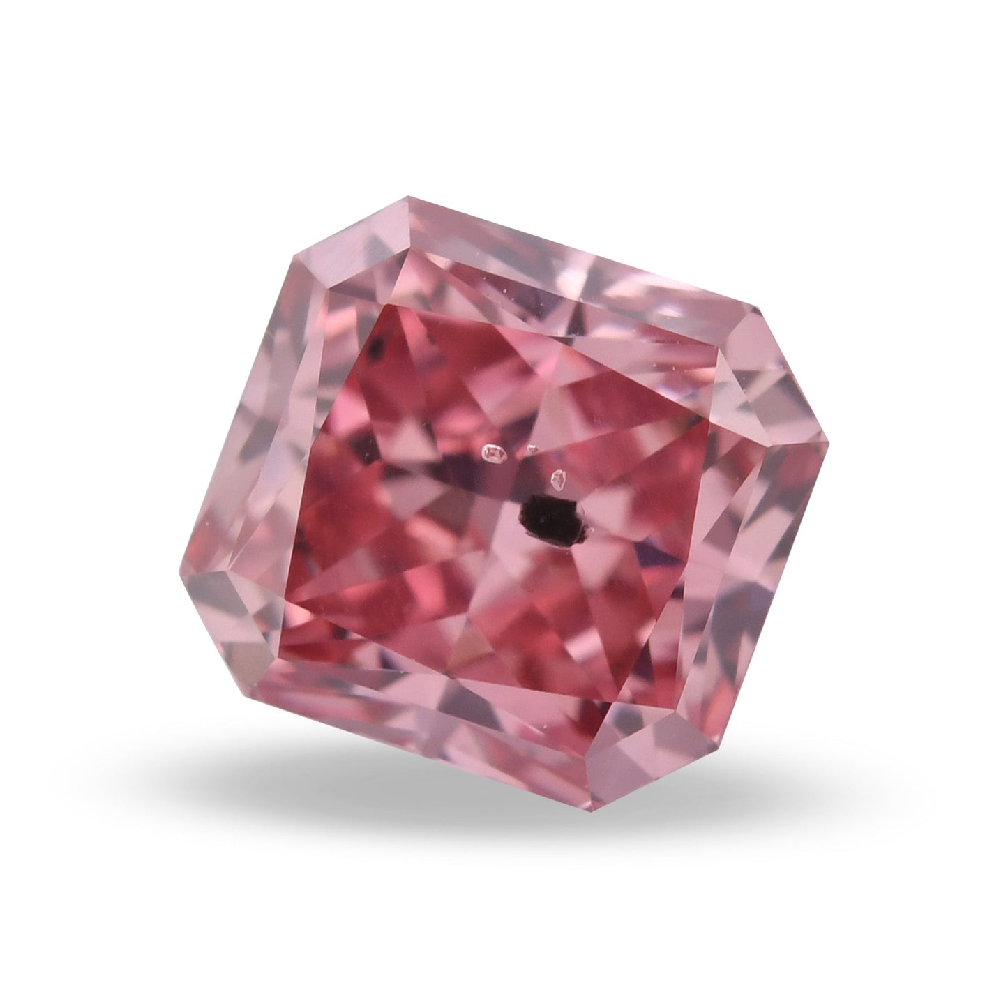 0,69 Karat Fancy Deep Pink Radiant Argyle Diamant I1 GIA