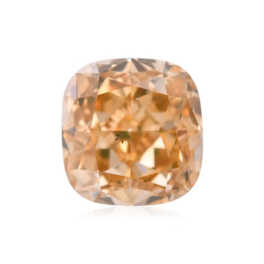 1,15 Karat Fancy Deep Brownish Orangey Yellow Cushion Diamond SI1 GIA