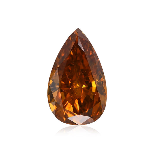 1,05 Karat Fancy Deep Yellowish Orange Birnenförmiger Diamant I1 GIA