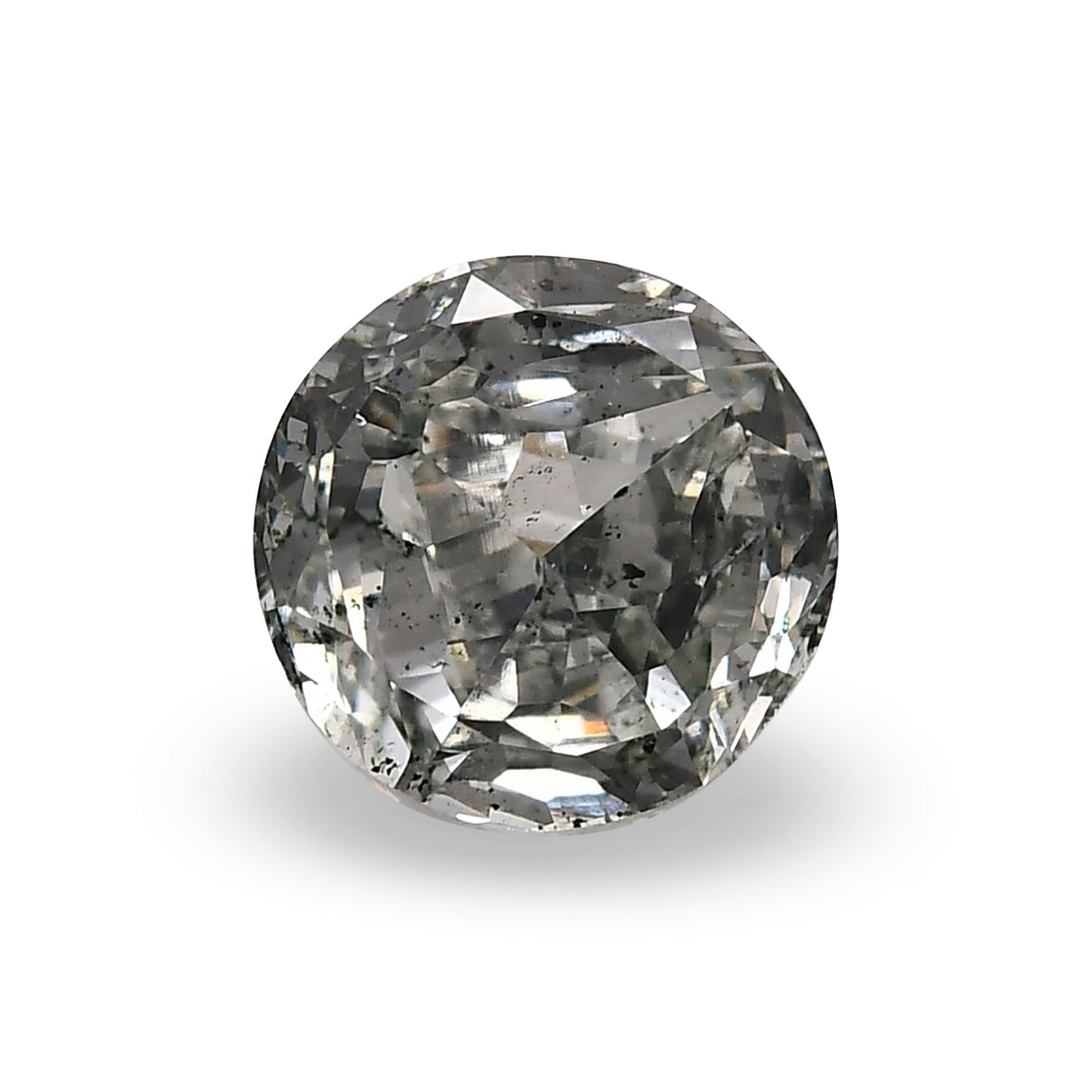 1,04 Karat Fancy Grayish Bluish Green Brillant, runder Diamant, SI1, GIA