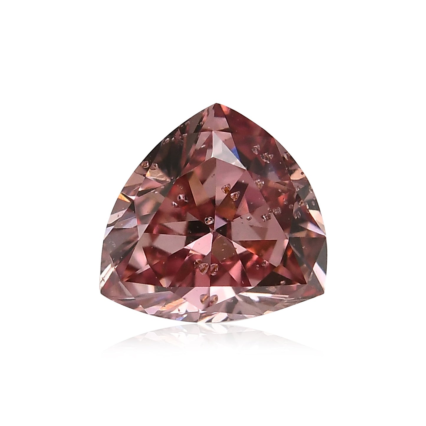 0,34 Karat Fancy Intense Pink Triangle Diamant I1 GIA
