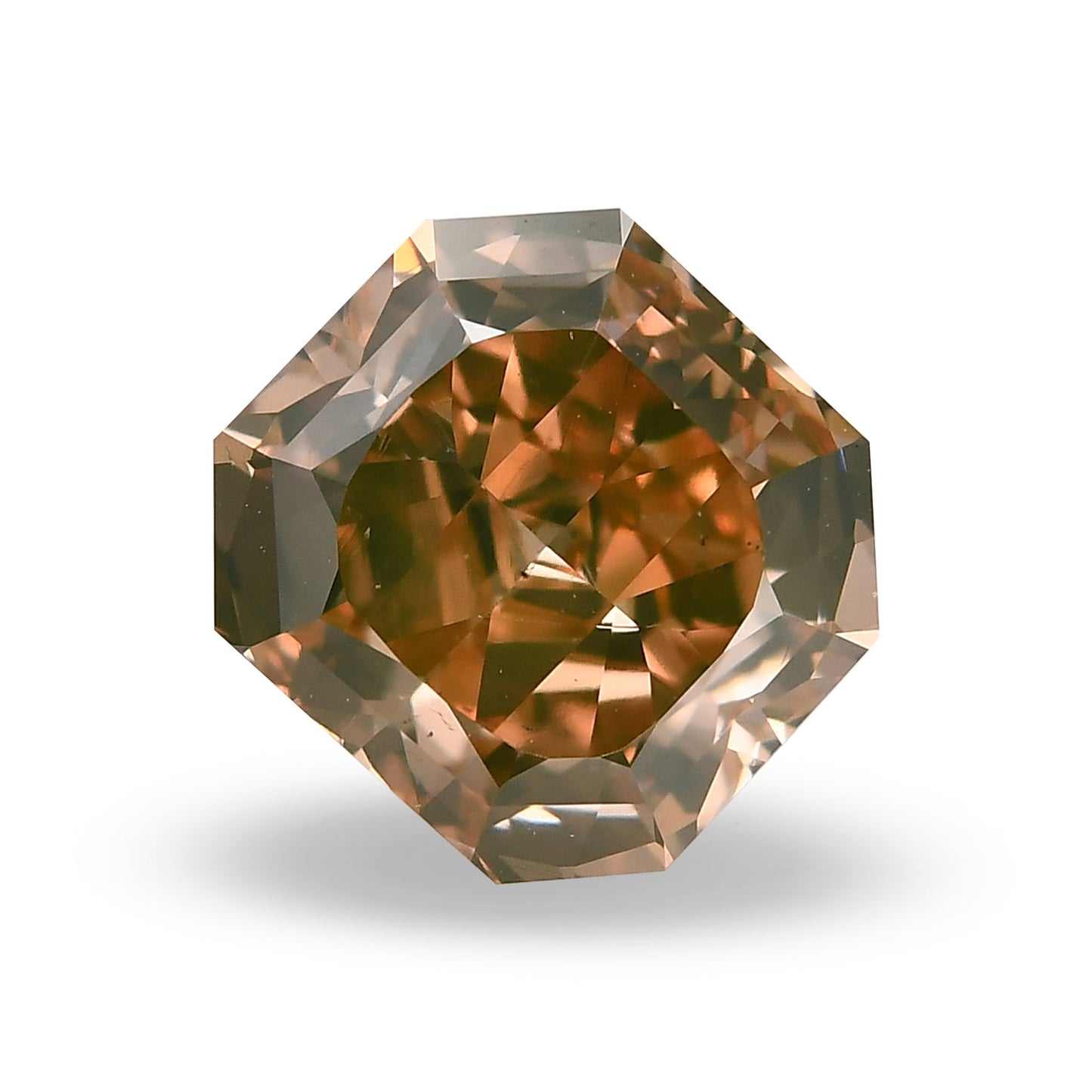1.19 Carat Fancy Brownish Yellowish Orange Radiant Diamond SI1 GIA