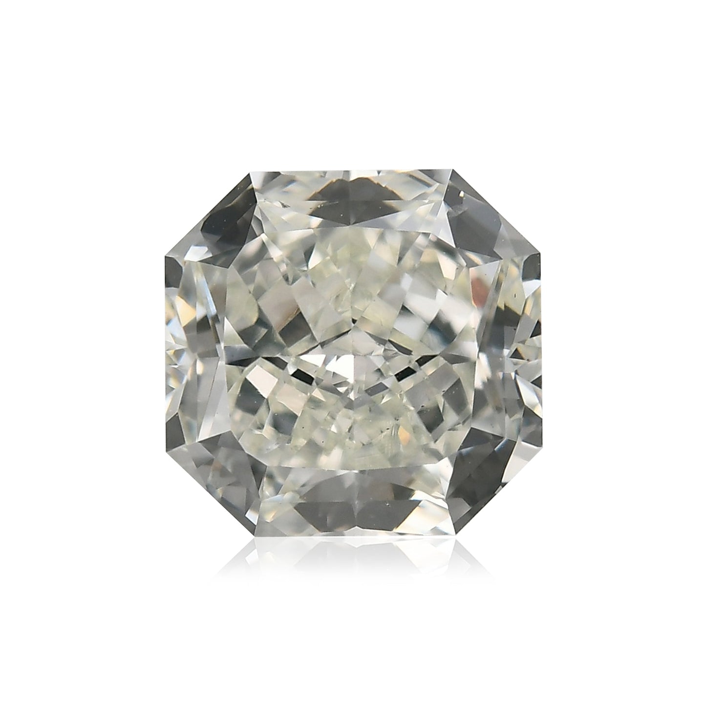 1.67 Carat Fancy Light Bluish Green Radiant Diamond VS2 GIA
