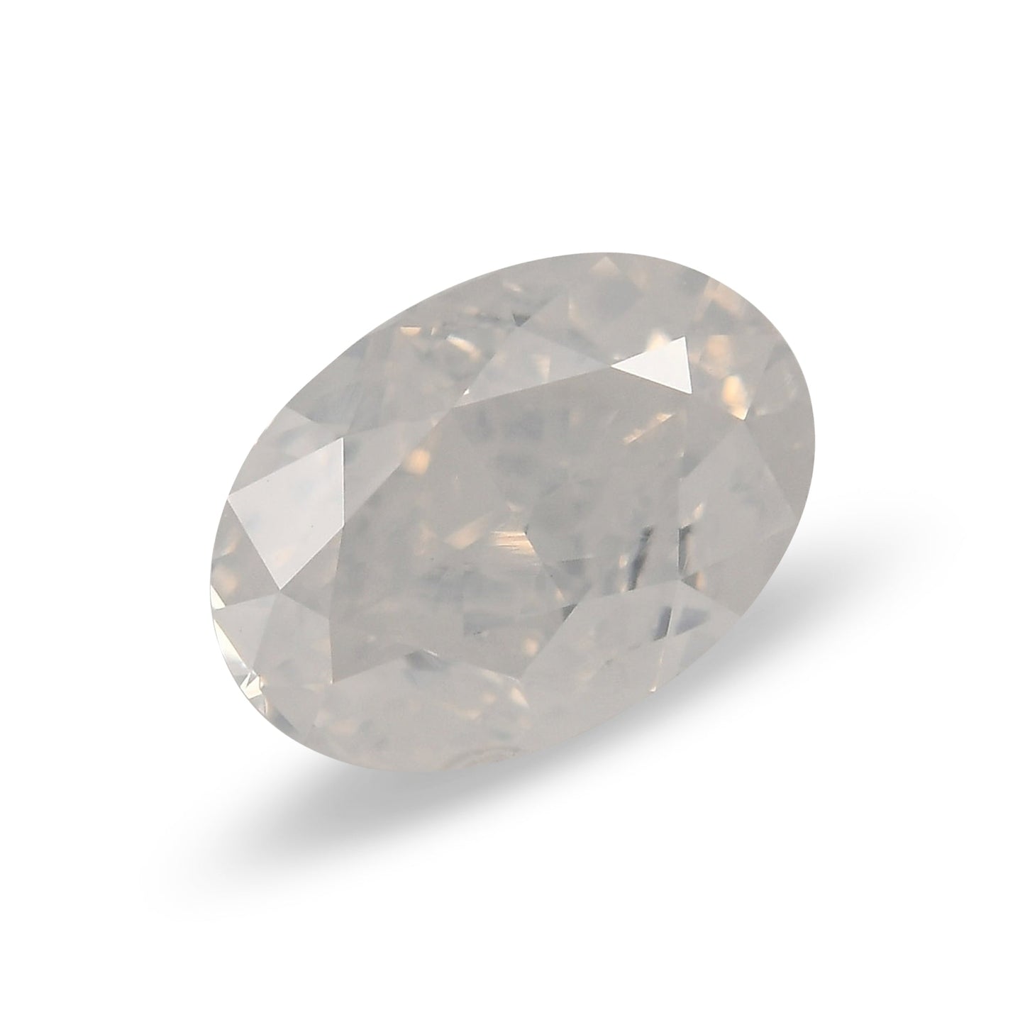 1,00 Karat Fancy White Oval Diamond GIA