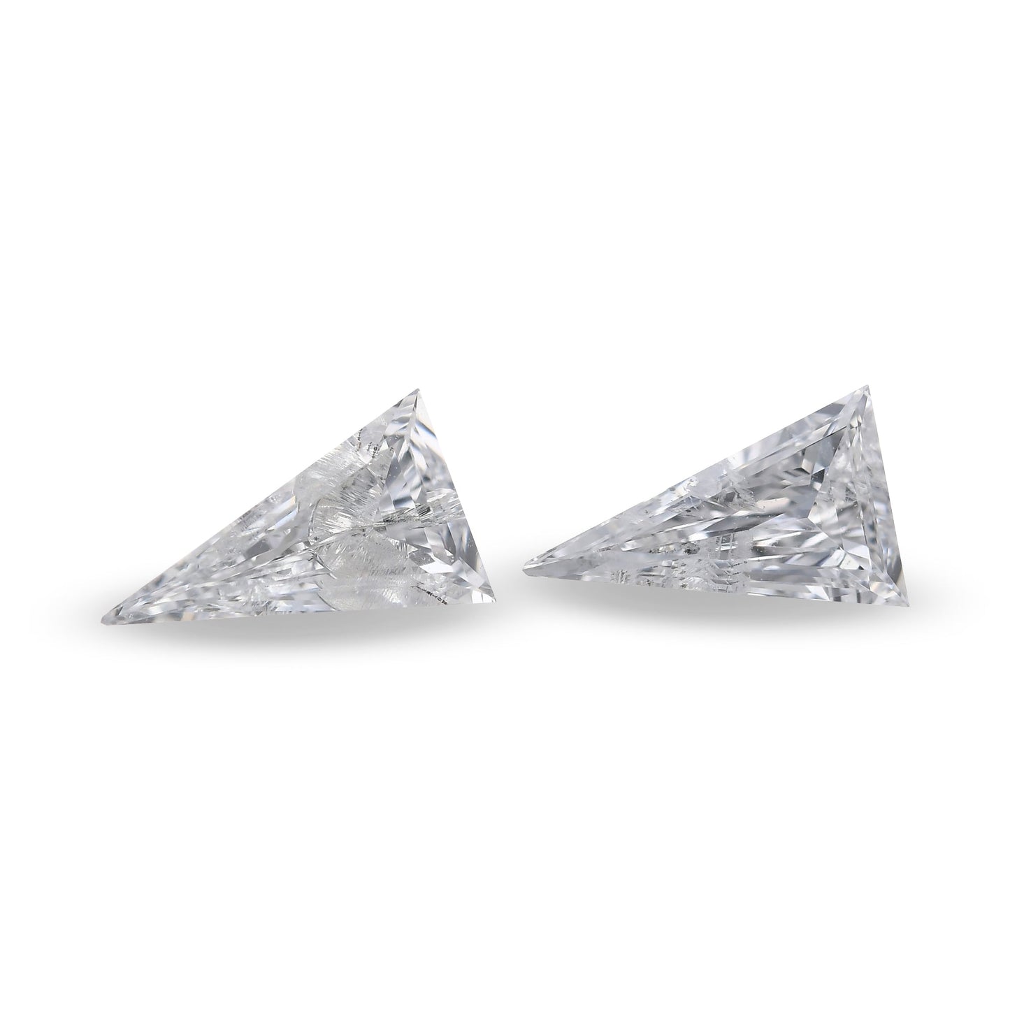 0,74 Karat F+ Dreieck-Diamanten (I1)