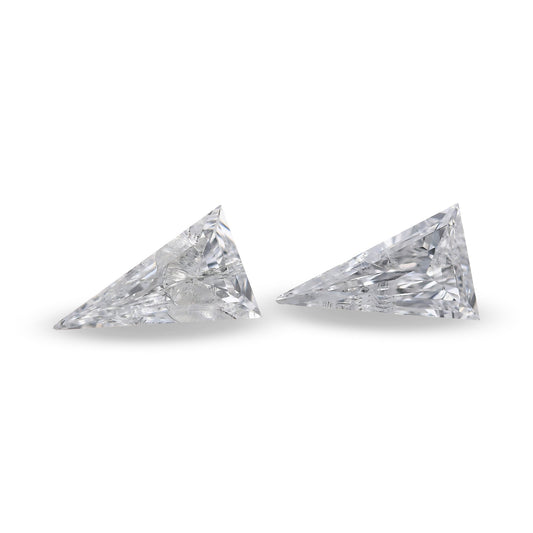 0.74 Carat F+ Triangle Diamonds (I1)