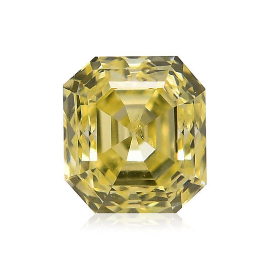 0,29 Karat Fancy Yellow Asscher Diamant (VS2)