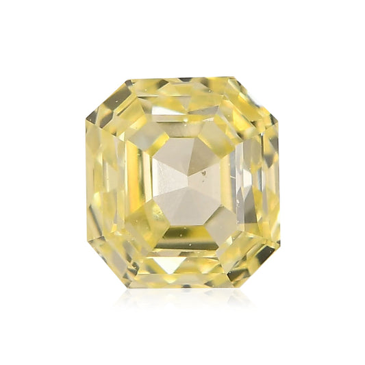 0,27 Karat Fancy Yellow Asscher Diamant (VS2)