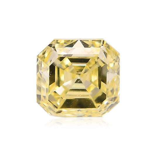 0,33 Karat Fancy Yellow Asscher Diamant (VS2)