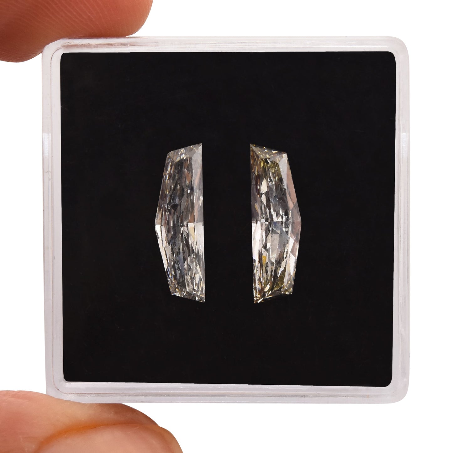 1.63 Carat H Shield-Cut Diamonds (SI)