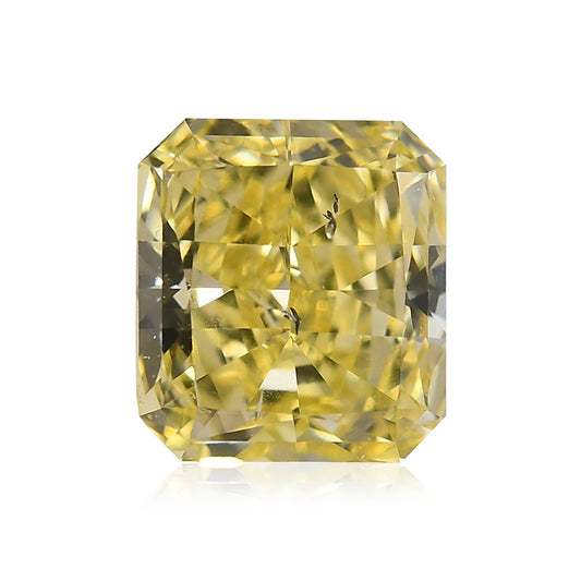 0,53 Karat Fancy Intense Yellow Radiant SI2 GIA