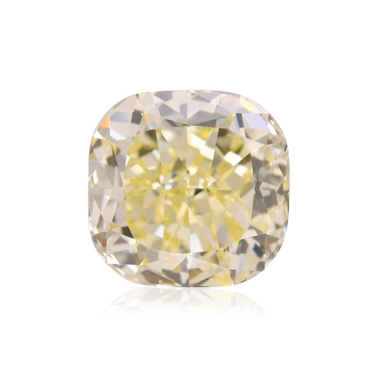 2,87 Karat Fancy Yellow Cushion Diamond VVS1 GIA