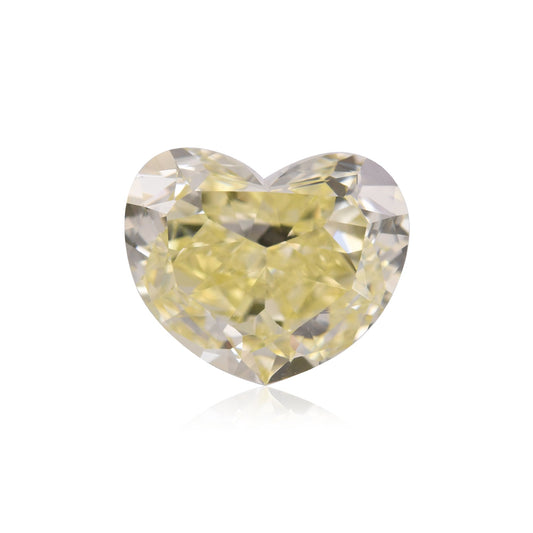 4,18 Karat Fancy Yellow Heart Diamant SI1 GIA