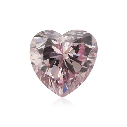 0,20 Karat Fancy Purplish Pink Heart Diamant SI1 GIA