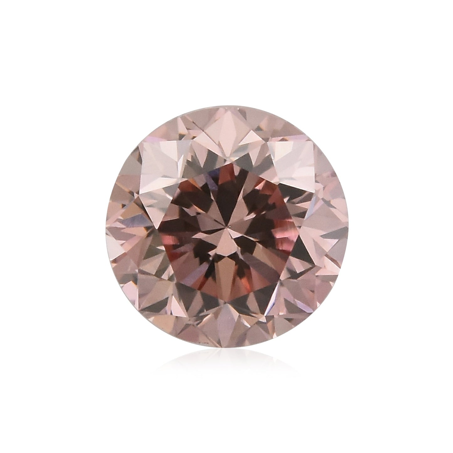 0.24 Carat Fancy Pink Round Brilliant Diamond VS1 GIA