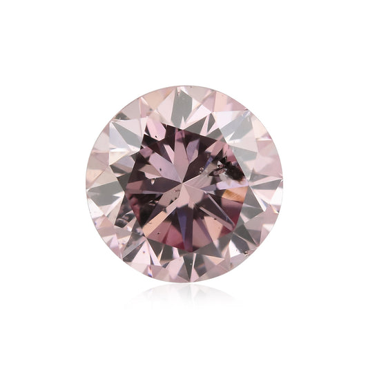 0,28 Karat Fancy Purplish Pink Brillant Diamant I1 GIA