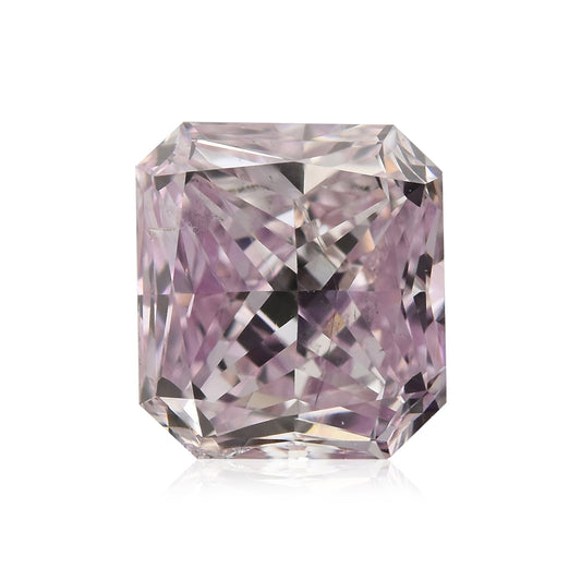 0,39 Karat Fancy Purplish Pink Radiant Diamant SI2 GIA