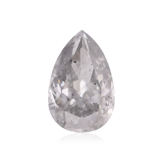 0,10 Karat Fancy Gray Birnenförmiger Diamant (SI2) GIA
