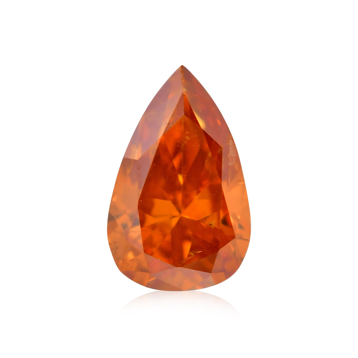 Pear Diamond | 0.26 ct | Fancy Deep Yellowish Orange | (VS2) | GIA | Ref 478869