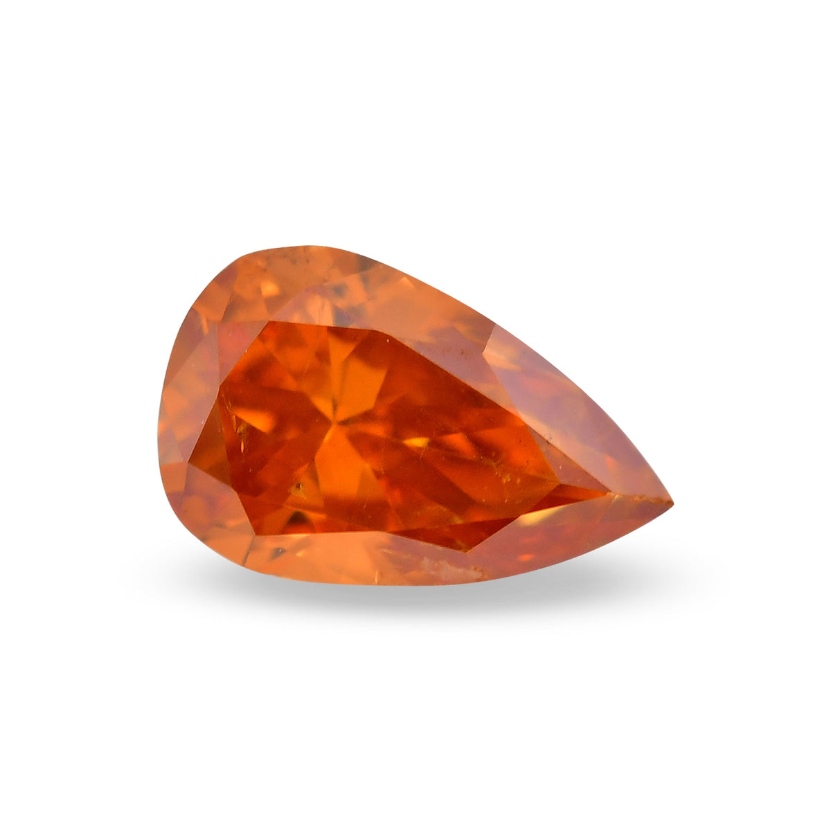 Pear Diamond | 0.26 ct | Fancy Deep Yellowish Orange | (VS2) | GIA | Ref 478869