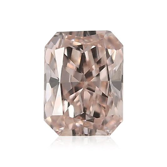 0,21 Karat Fancy Brown Pink Radiant Diamant (VS1) GIA