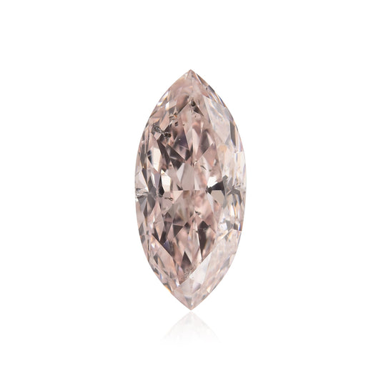 0,50 Karat Fancy Light Orange Pink Marquise Diamant SI2 GIA