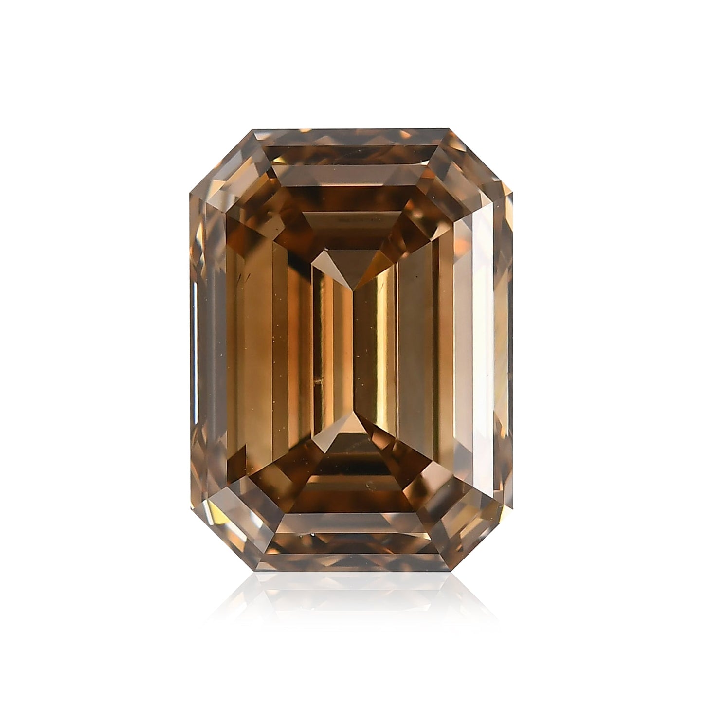 5,02 Karat Fancy Dark Orange Brown Emerald Diamond VS2 GIA