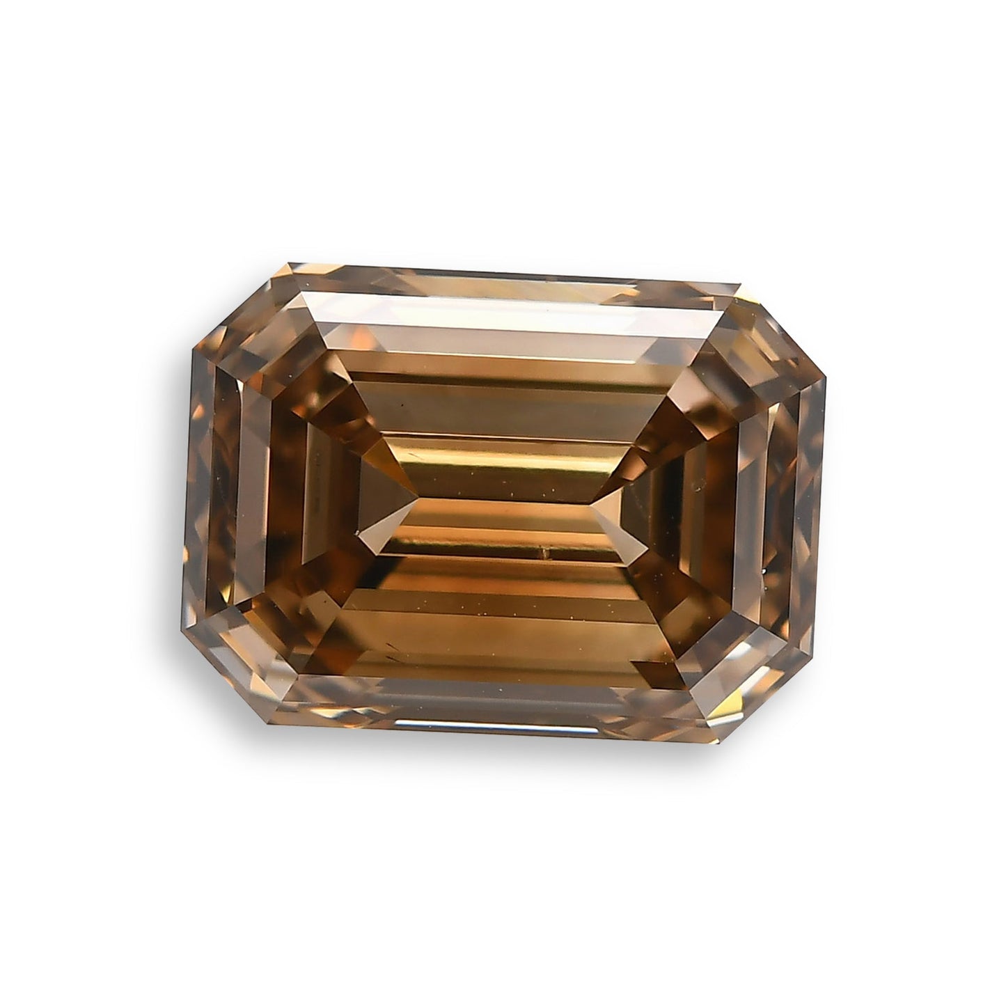5,02 Karat Fancy Dark Orange Brown Emerald Diamond VS2 GIA