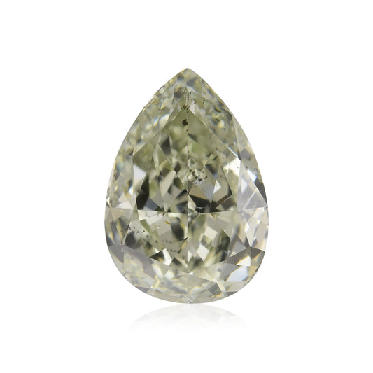 1,00 Karat Fancy Intense Green Birnenförmiger Diamant SI2 GIA
