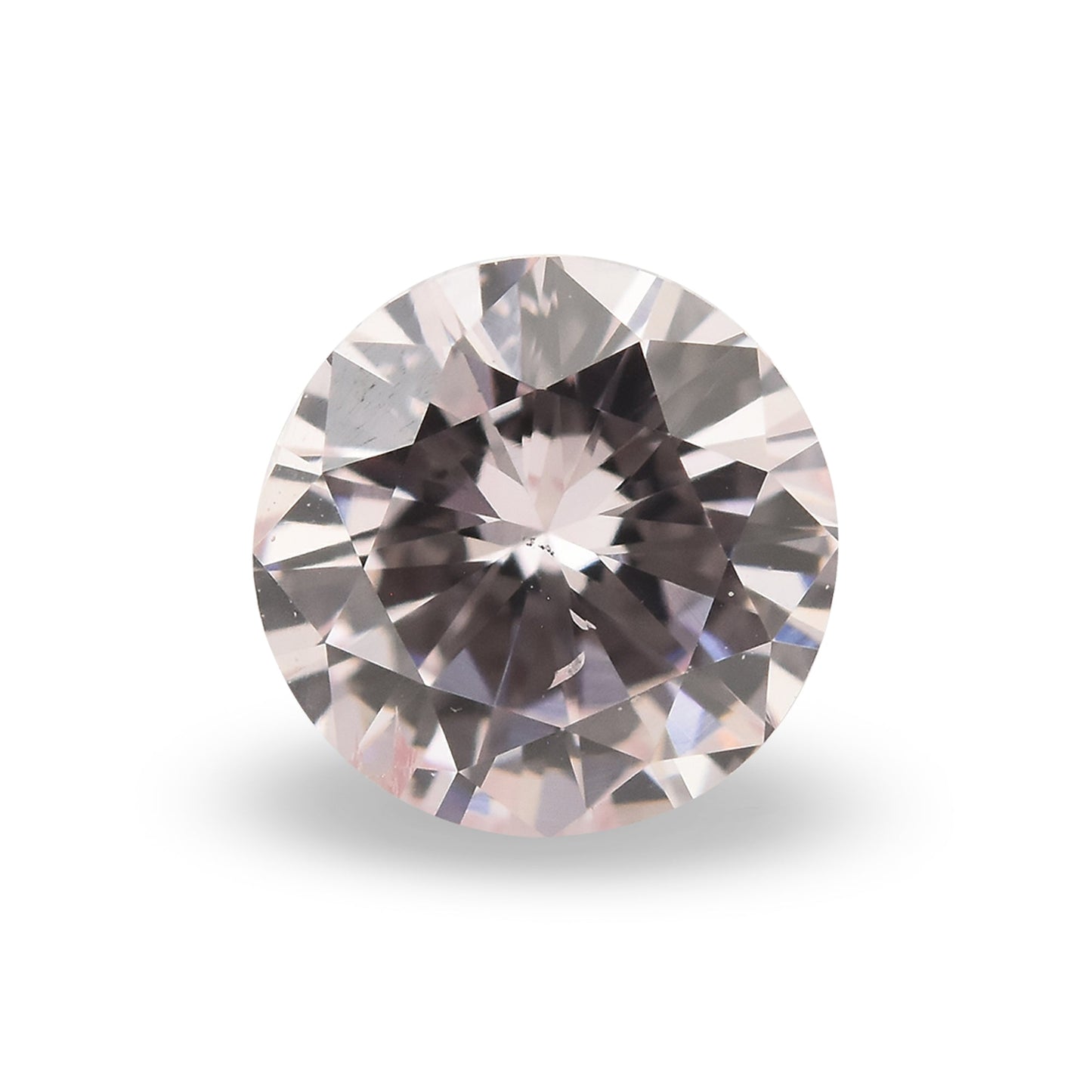 0.33 Carat Fancy Light Pink Round Brilliant Diamond SI2 GIA