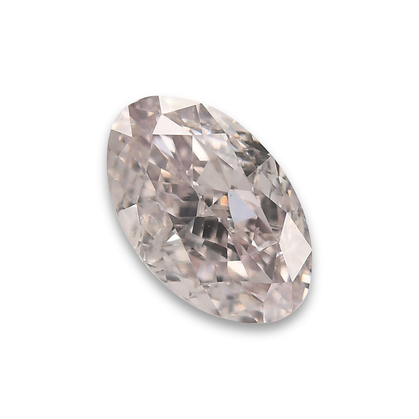 0.50 Carat Light Pink Oval Diamond SI2 GIA