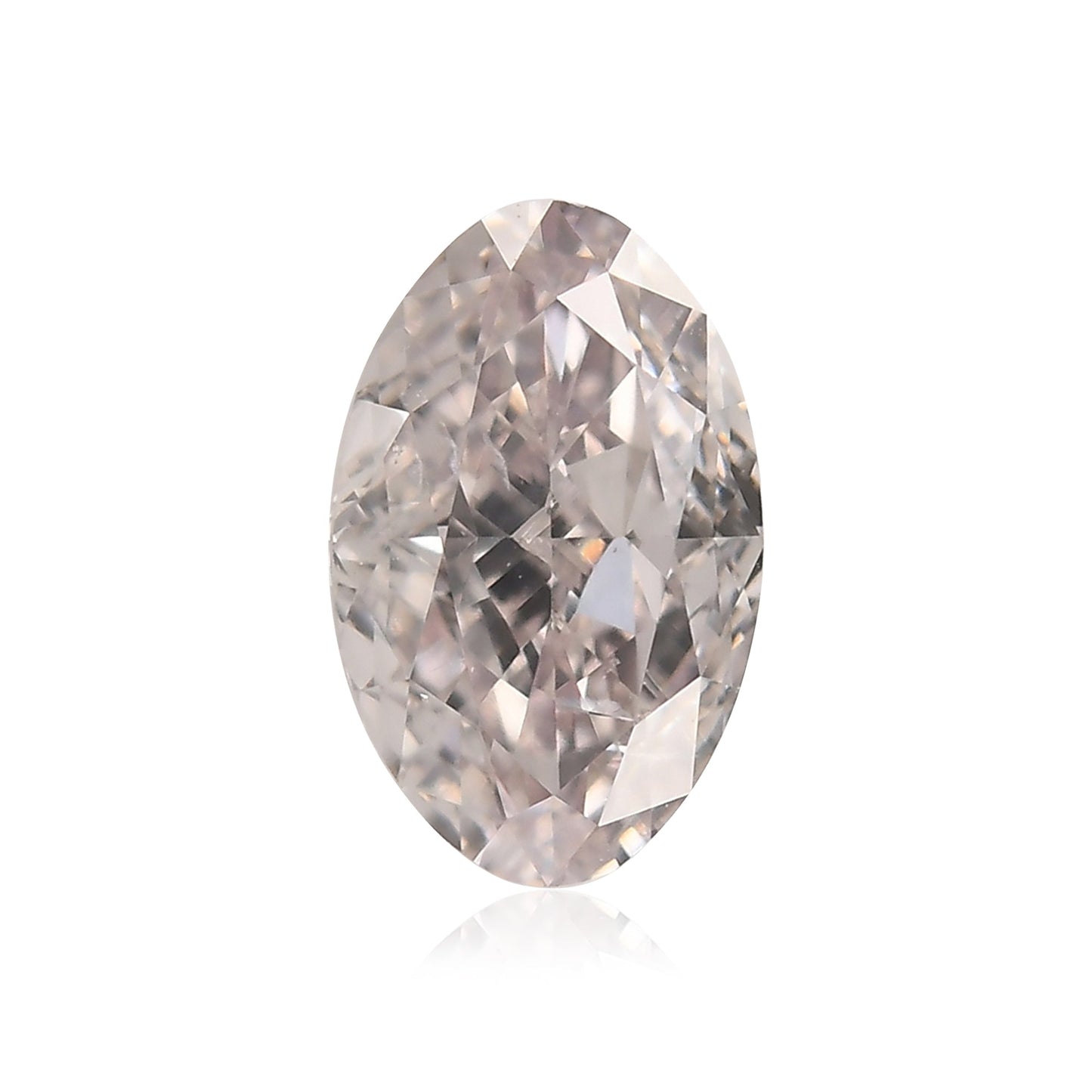 0.50 Carat Light Pink Oval Diamond SI2 GIA